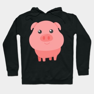 Adorable Pig Cute Baby Pig for Pig Lovers Hoodie